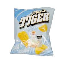 Picture of tiger chips vinger and salt 28g